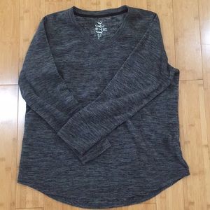 Made for Life Large Grey Heathered Fleece Pullover